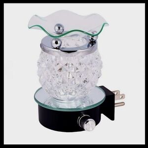 PLUG-IN Electric Glass Ball Oil Warmer.. NEW!